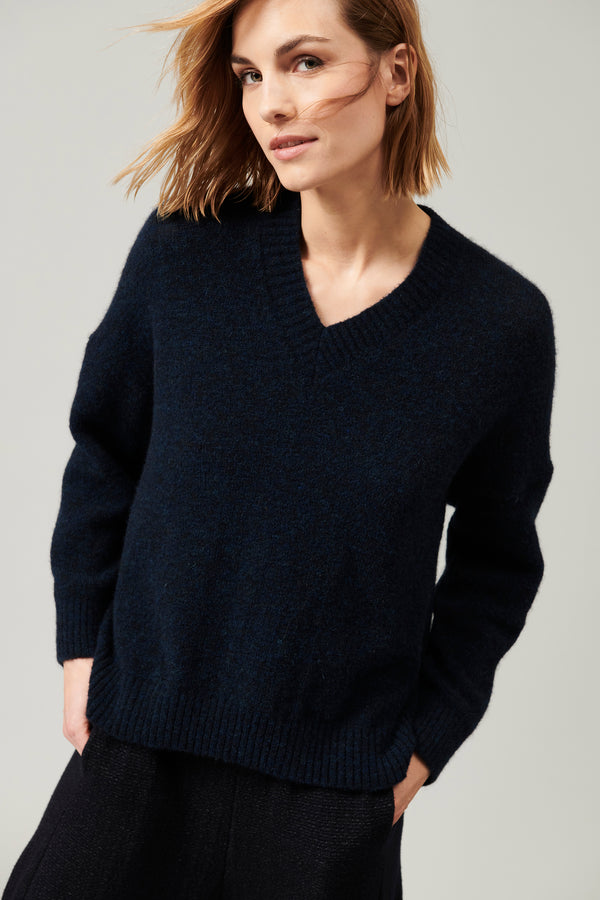 Transit Par Such Maglia scollo a v in alpaca e lana | 1013.CFDTRY12470.05 – Transit