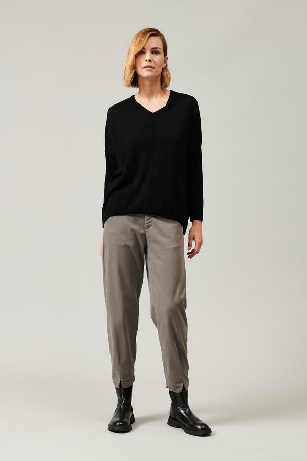 Transit Par Such Maglia oversize scollo a v in lana vergine 16 gage | 1013.CFDTRY18531. – Transit I Più Venduti