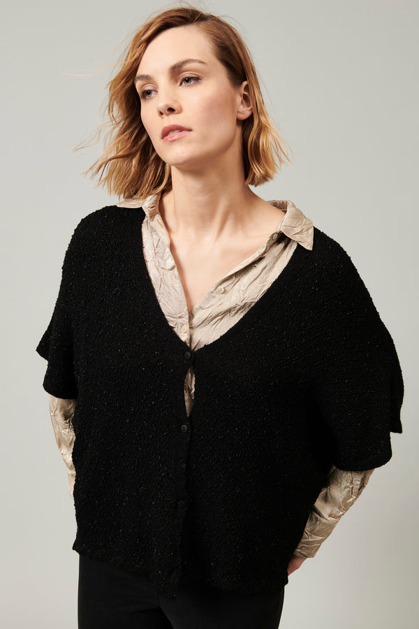Transit Par Such Cardigan oversize con scollo a v e maniche a kimono con possibilità d – Transit Nuova