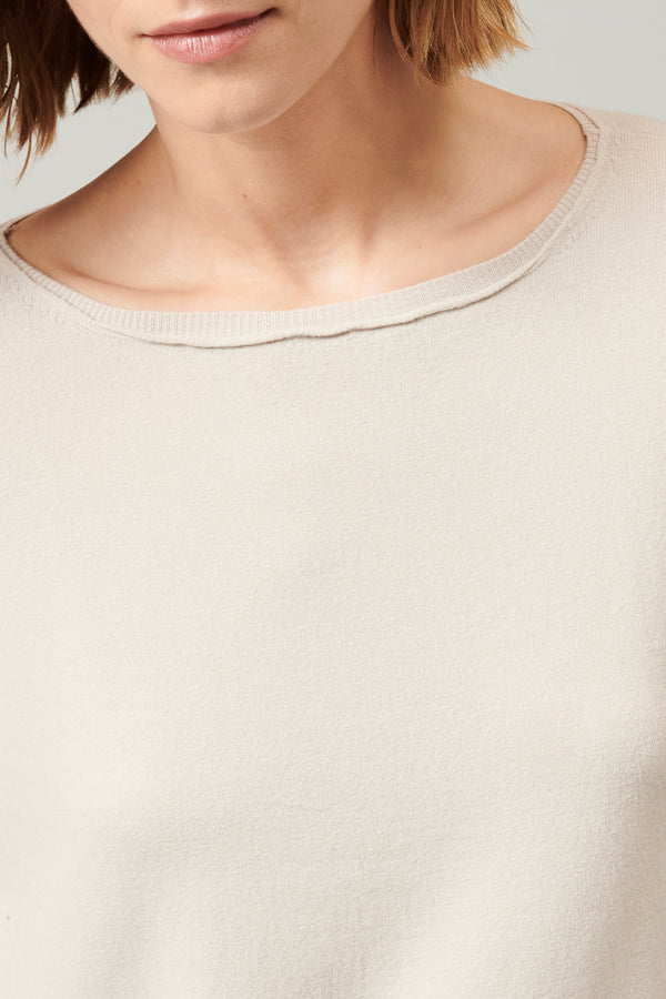 Transit Par Such Maglia oversize in viscosa e lana. linea a scatola collo a barchetta – Transit 2025