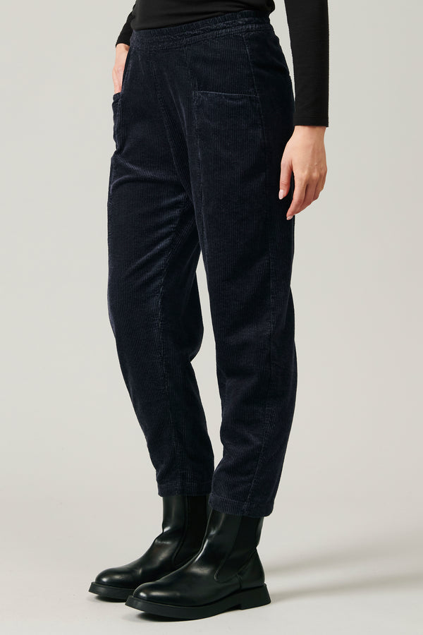 Transit Par Such Pantalone comfort fit con elastico in vita in velluto a coste di visco – Transit Sottocosto
