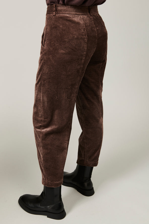 Transit Par Such Pantalone comfort fit in velluto a coste di viscosa e cotone stretch | – Transit Offerta
