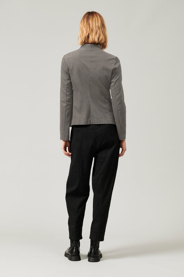 Transit Par Such Giacca con collo alla coreana in tencel modal e cotone stretch | 1013 – Transit In Vendita