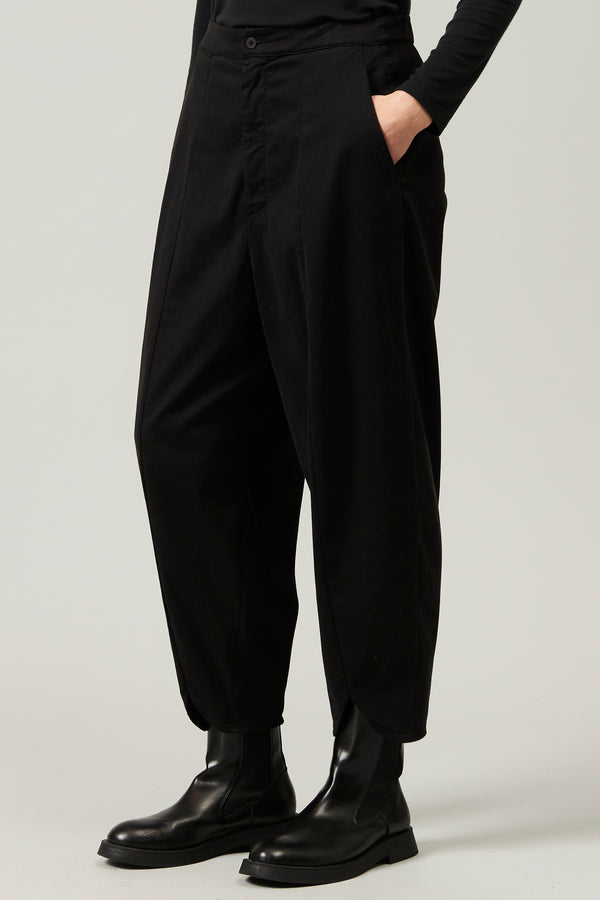 Transit Par Such Pantalone ampio linea bombé con elastico sul dietro in tencel modal e – Transit Vendita Calda