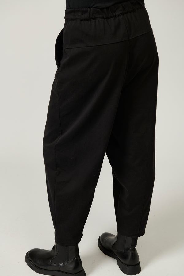 Transit Par Such Pantalone ampio linea bombé con elastico sul dietro in tencel modal e – Transit Vendita Calda