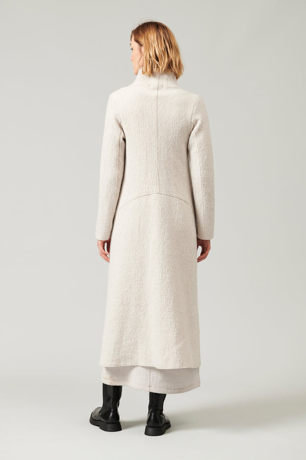 Transit Par Such Cappotto lungo slim fit in maglia di lana cotta | 1013.CFDTRYX332.01 – Transit Promozione