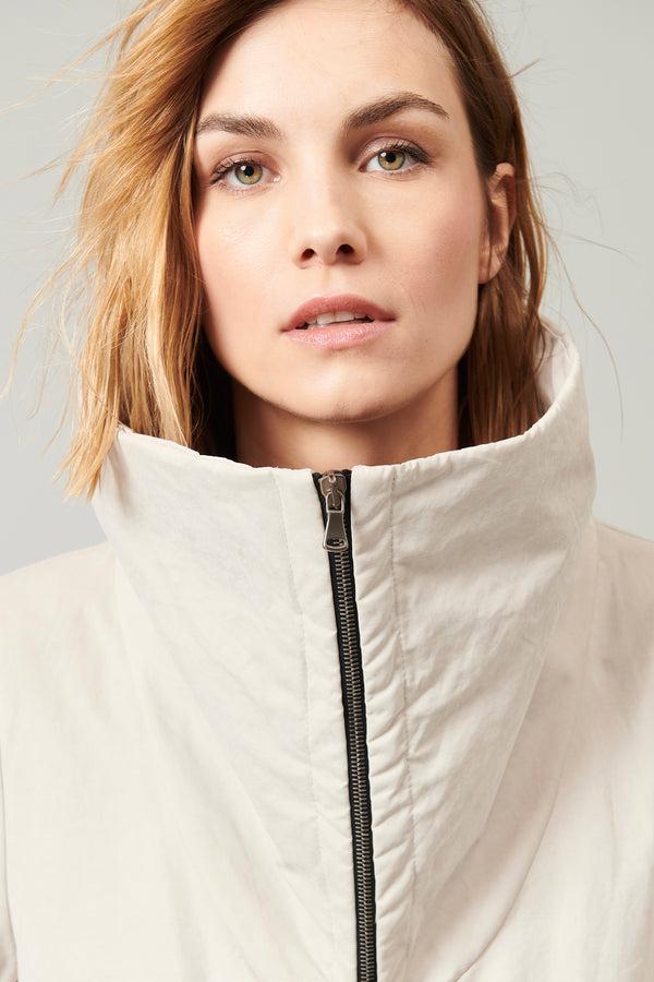 Transit Par Such Giaccone outwear zippato di cotone e nylon water repellent foderato co – Transit Spedizione Gratuita