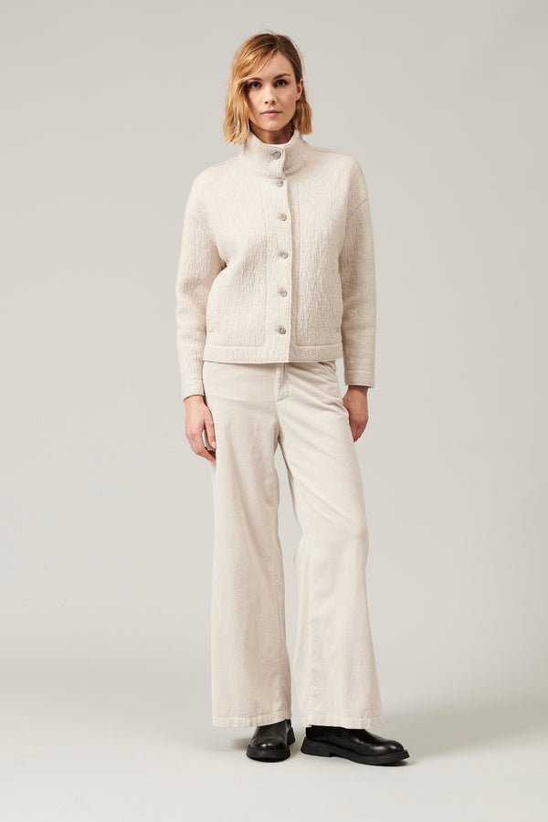 Transit Par Such Giacca corta collo alto a camicia in lana cotta | 1013.CFDTRYX335.01 – Transit Online