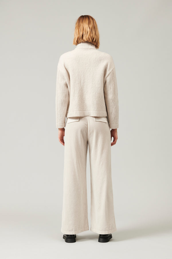 Transit Par Such Giacca corta collo alto a camicia in lana cotta | 1013.CFDTRYX335.01 – Transit Online