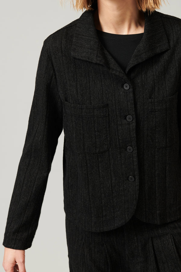 Transit Par Such Giacca rigata in cotone e viscosa stretch | 1013.CFDTRYC120.10 – Transit Offerte