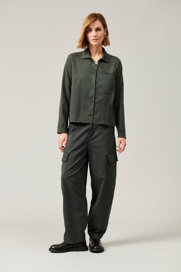 Transit Par Such Giacca/camicia in raso di cotone stretch | 1013.CFDTRYR277.24 – Transit I Più Venduti