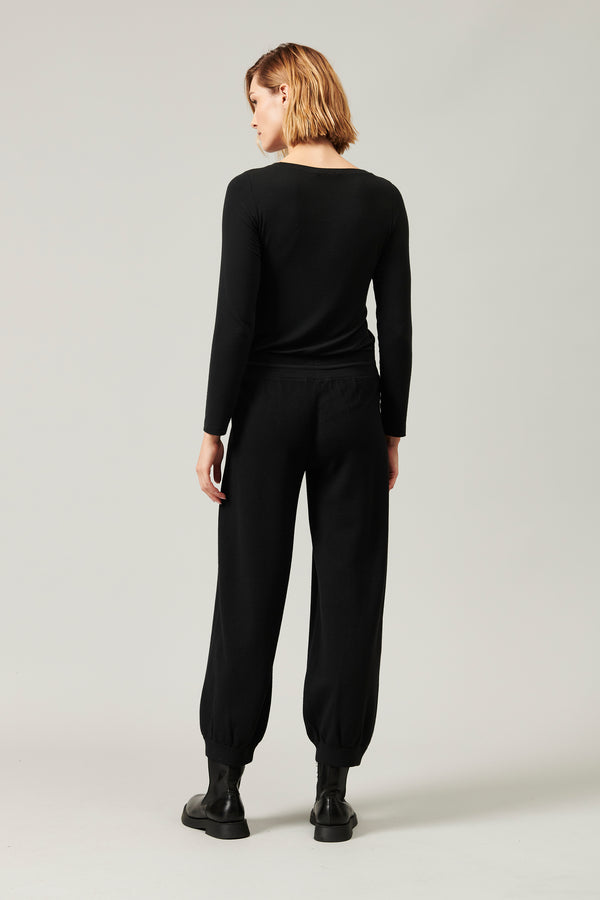 Transit Par Such Pantalone in maglia rasata di viscosa e lana | 1013.CFDTRY11465.10 – Transit Promozione