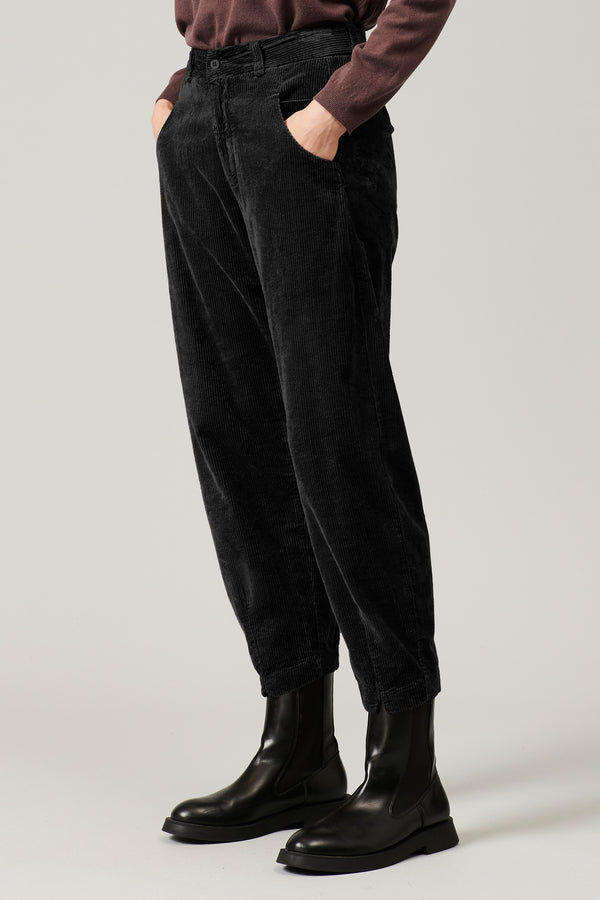 Transit Par Such Pantalone comfort fit in velluto a coste di viscosa e cotone stretch | – Transit Pezzi Unici