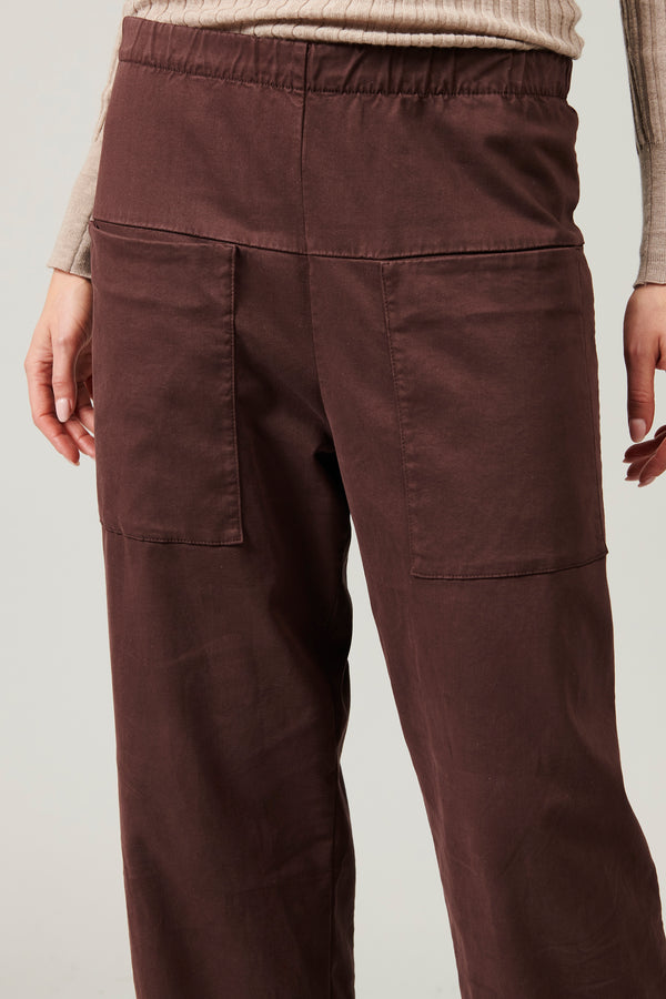 Transit Par Such Pantalone comfort fit con tasche davanti in viscosa e cotone stretch. – Transit Promozione Limitata