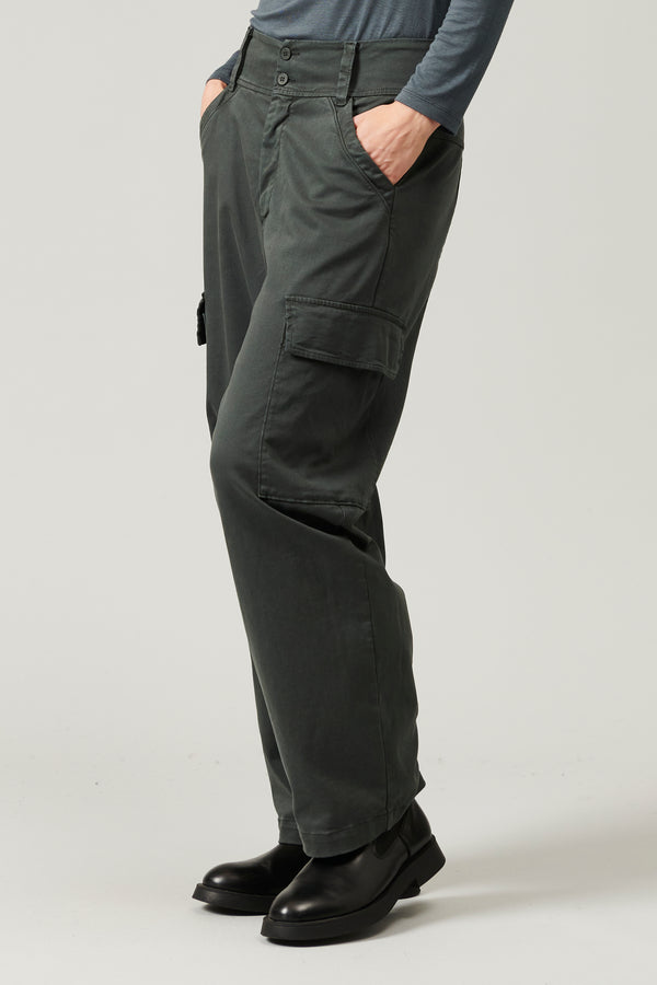 Transit Par Such Pantalone cargo in raso di cotone stretch | 1013.CFDTRYR276.24 – Transit Affare Del Giorno