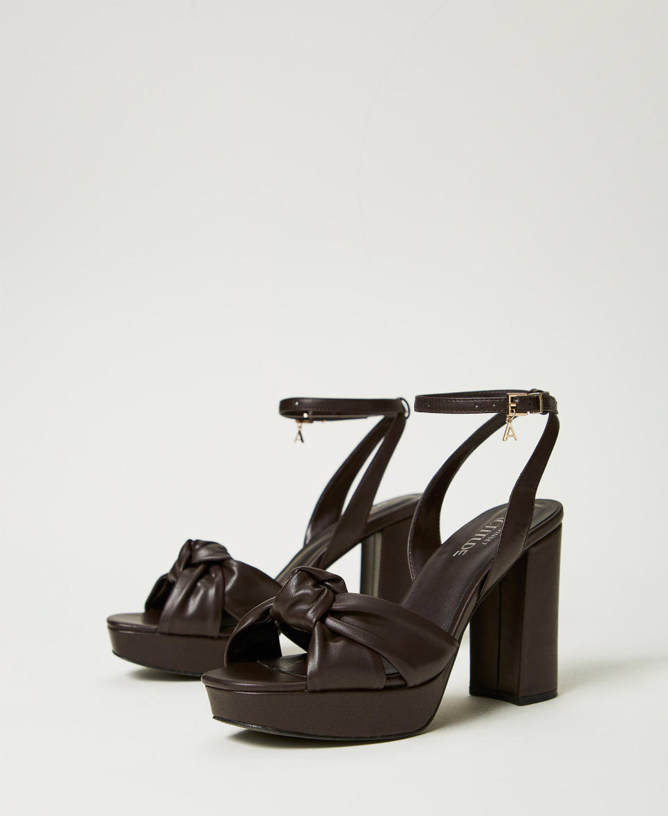 Twin Set Sandali platform con nodo Acquista Ora
