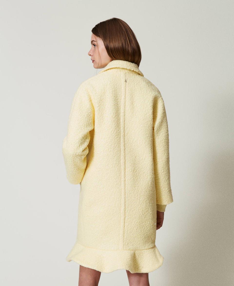 Twin Set Cappotto in panno arricciato Sottocosto