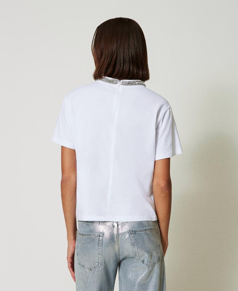 Twin Set T-shirt con ricamo a mano Offerta