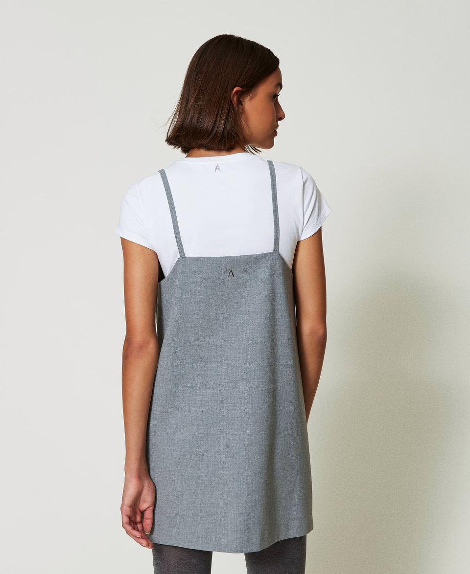 Twin Set Abito corto con ricami e T-shirt Online