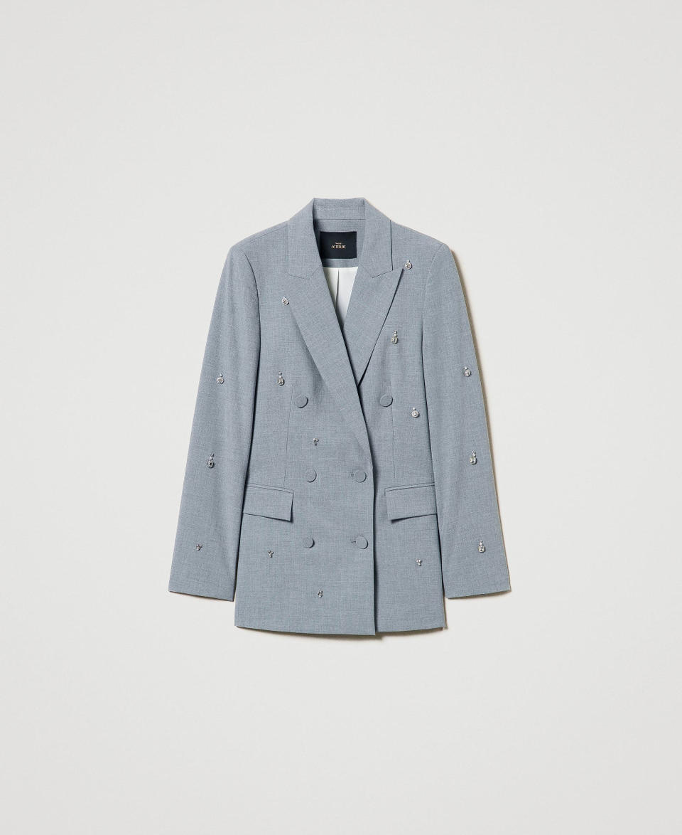 Twin Set Giacca blazer con ricami a mano In Vendita