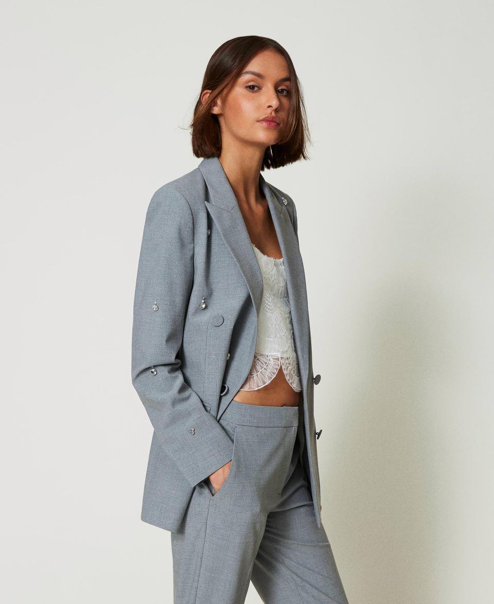 Twin Set Giacca blazer con ricami a mano In Vendita