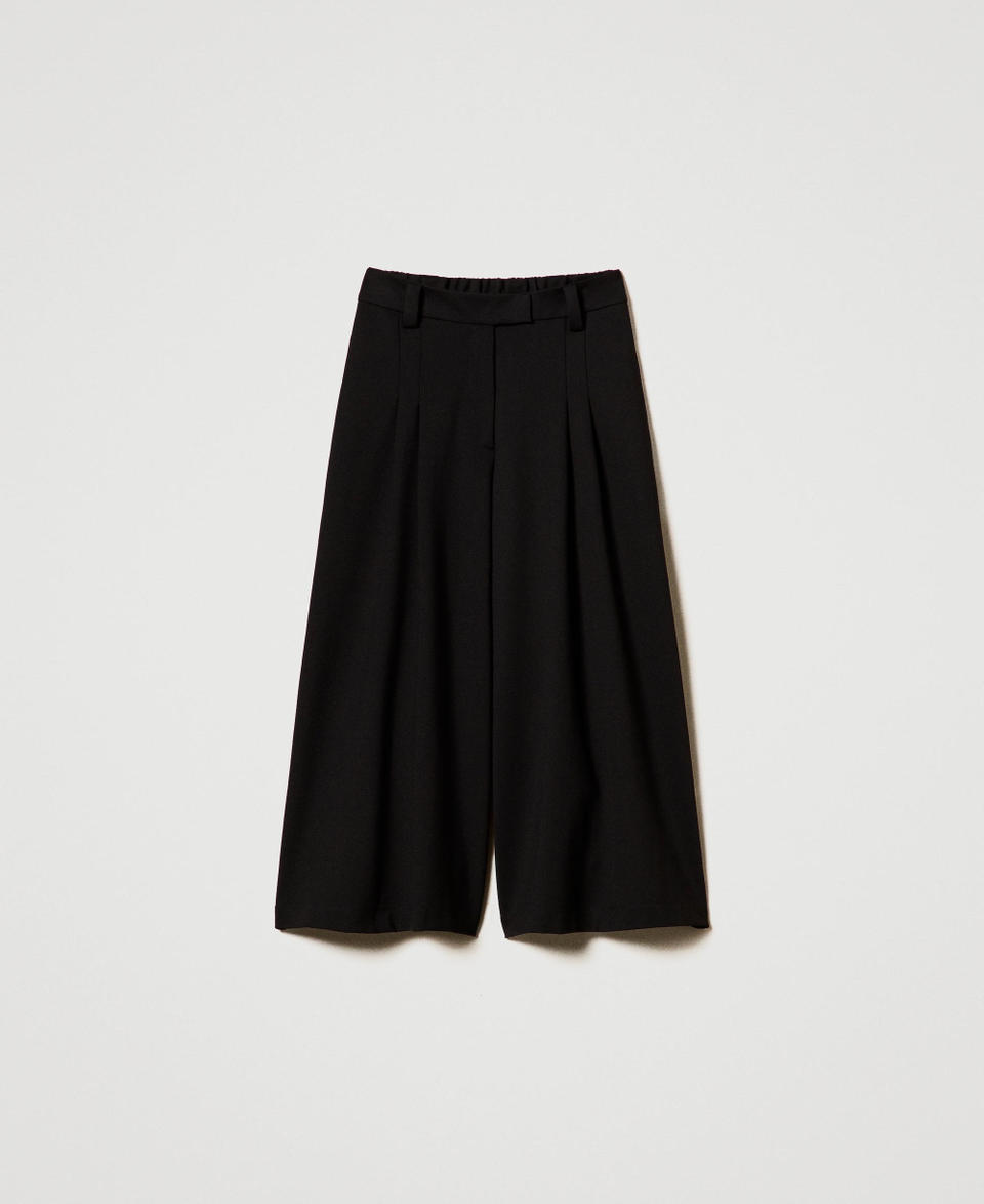 Twin Set Pantaloni cropped a vita alta Vendita Economica