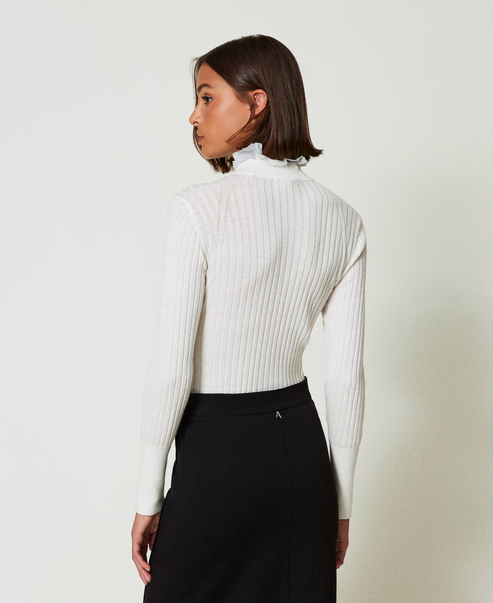 Twin Set Maglia lupetto con perline In Linea