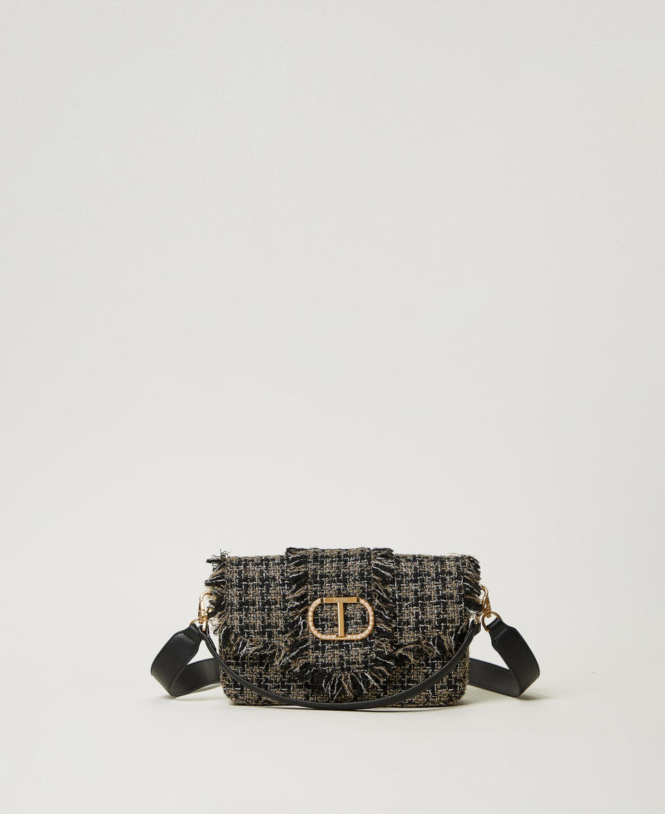 Twin Set Borsa a tracolla 'Amie' media in tweed