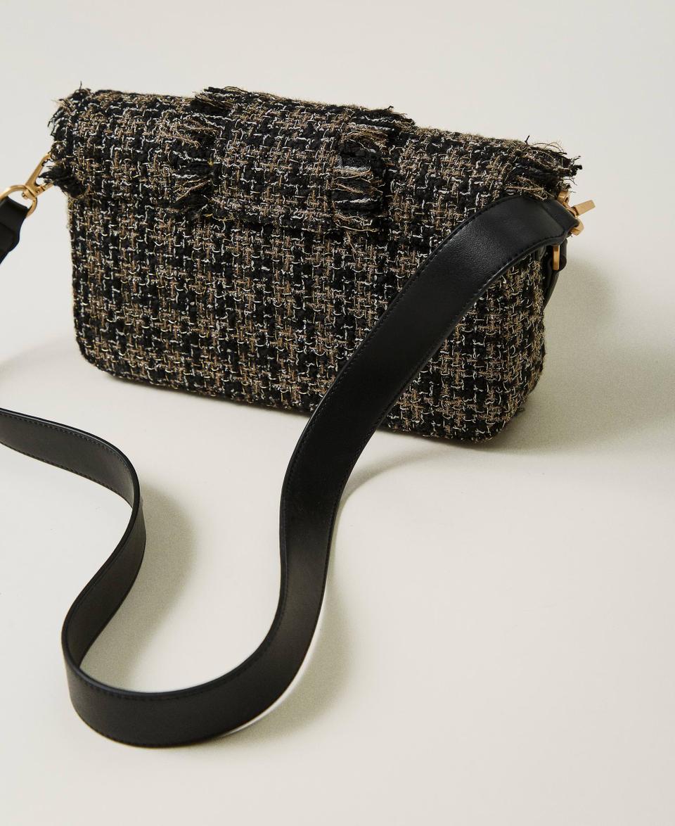 Twin Set Borsa a tracolla 'Amie' media in tweed Outlet