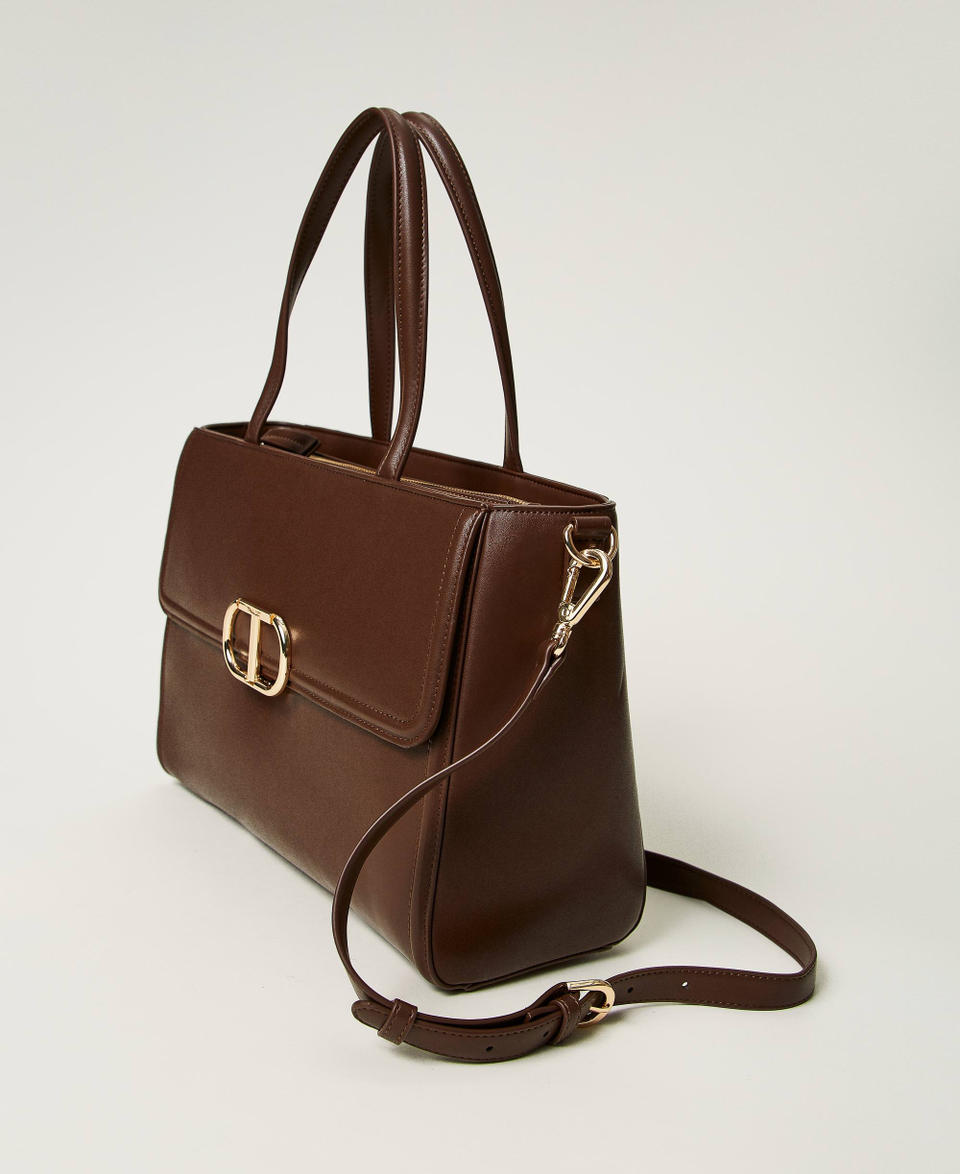 Twin Set Borsa shopper ‘Brera’ con apertura Oval T Hotsell