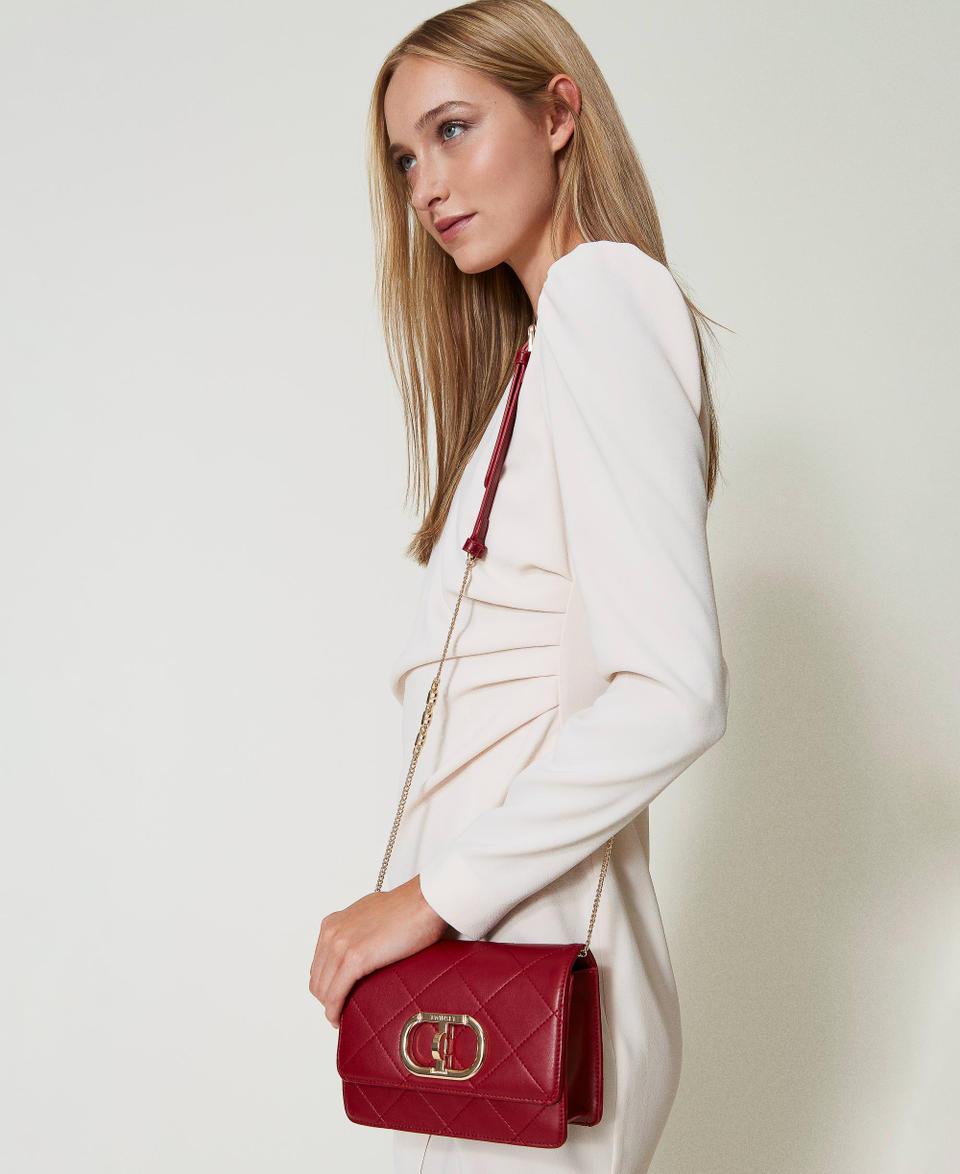 Twin Set Borsa a tracolla con chiusura Oval T Vendita Economica