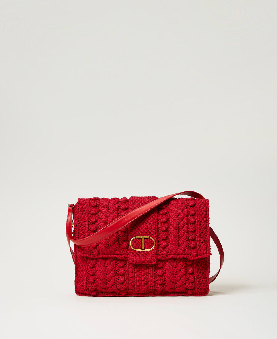 Twin Set Borsa a tracolla tricot 'Emma' Saldi Di Fabbrica