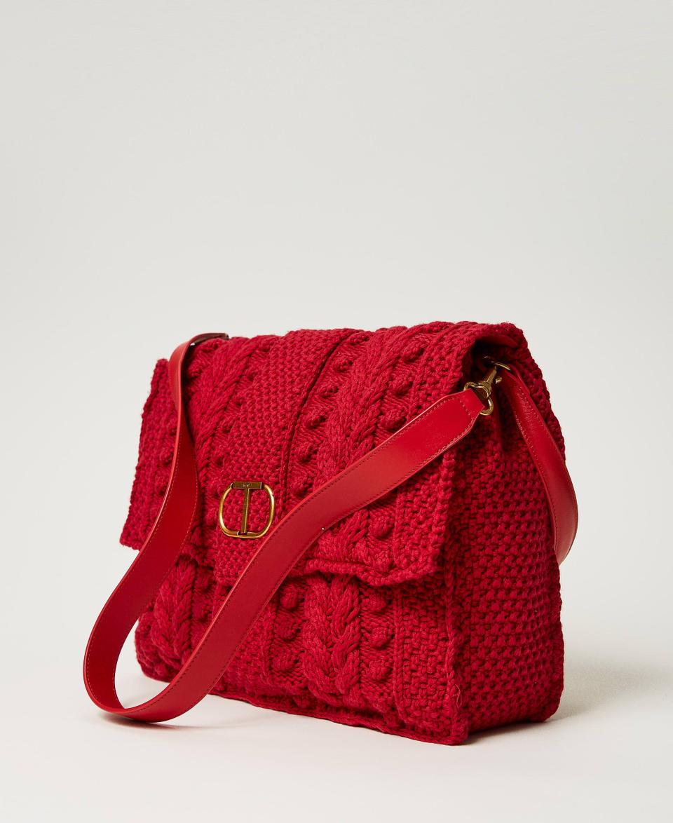 Twin Set Borsa a tracolla tricot 'Emma' Saldi Di Fabbrica