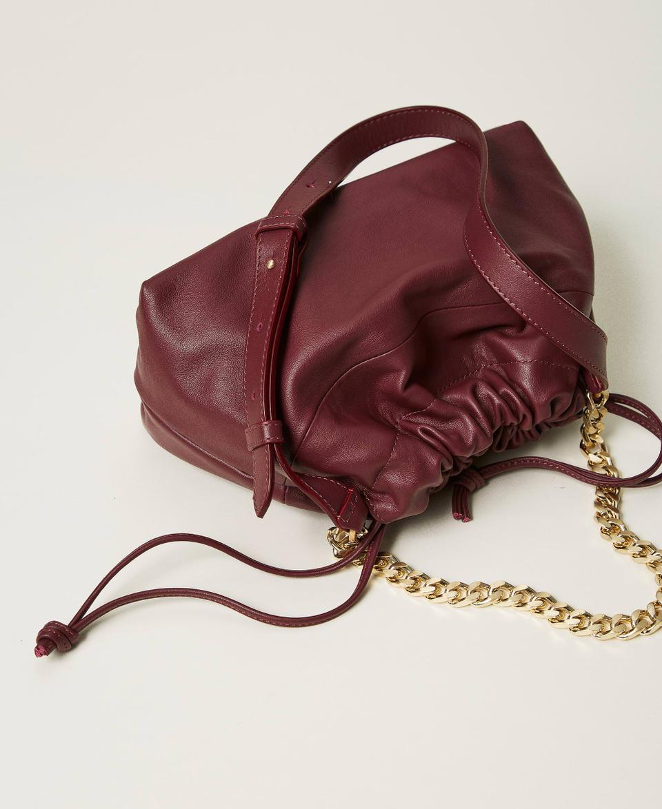 Twin Set Borsa a tracolla in pelle con coulisse I Più Venduti