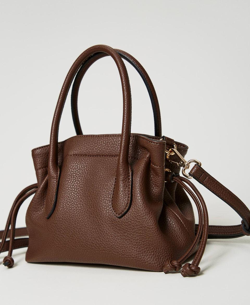 Twin Set Borsa a tracolla con Oval T e coulisse Negozio