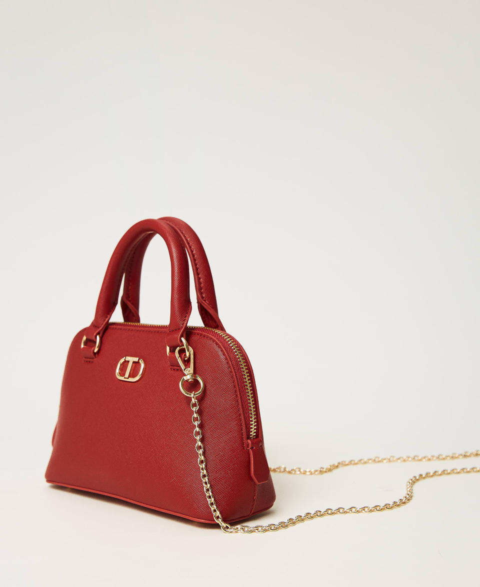 Twin Set Mini borsa a tracolla con Oval T Italy