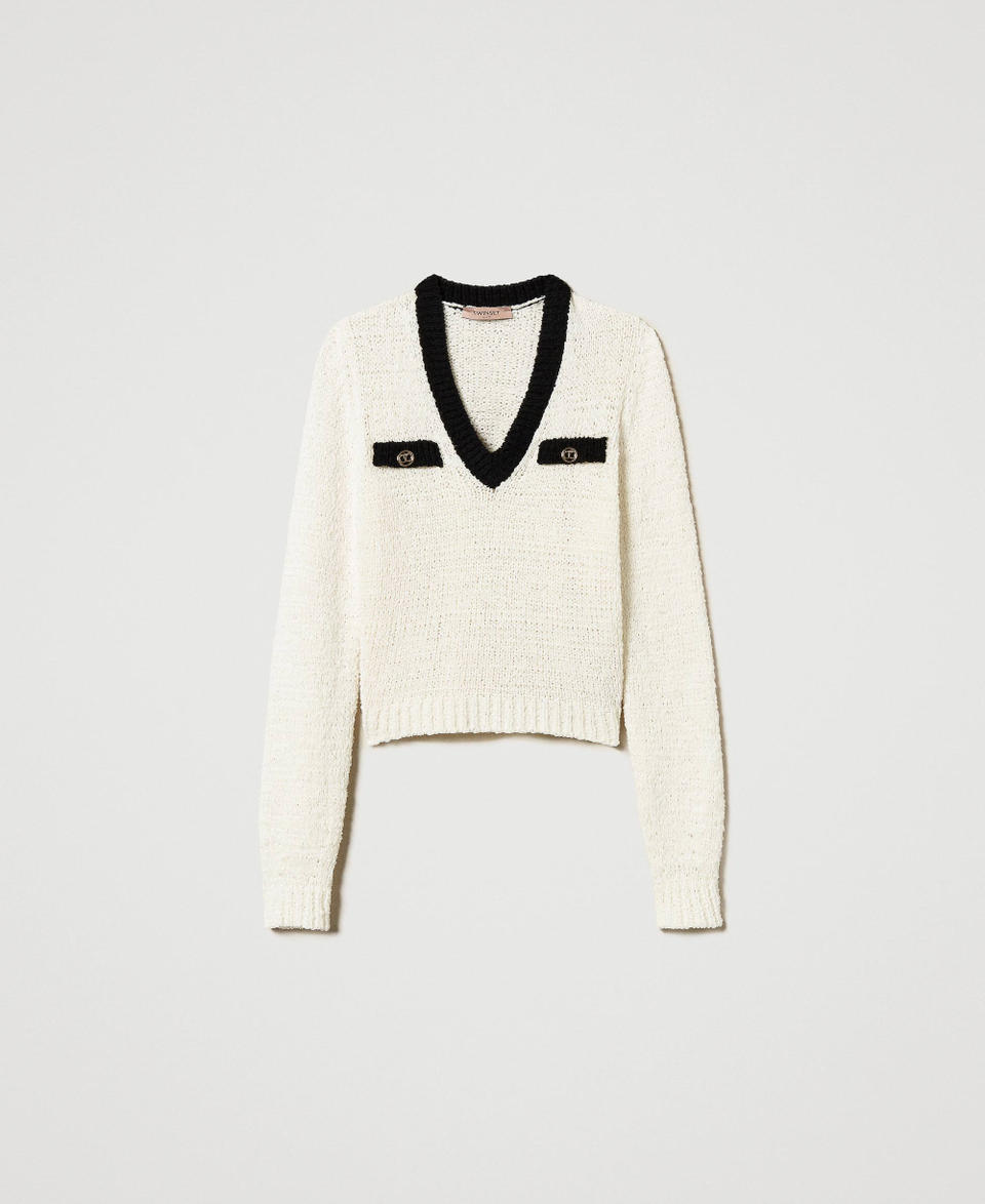 Twin Set Maglia con bottoni Oval T Prezzo basso