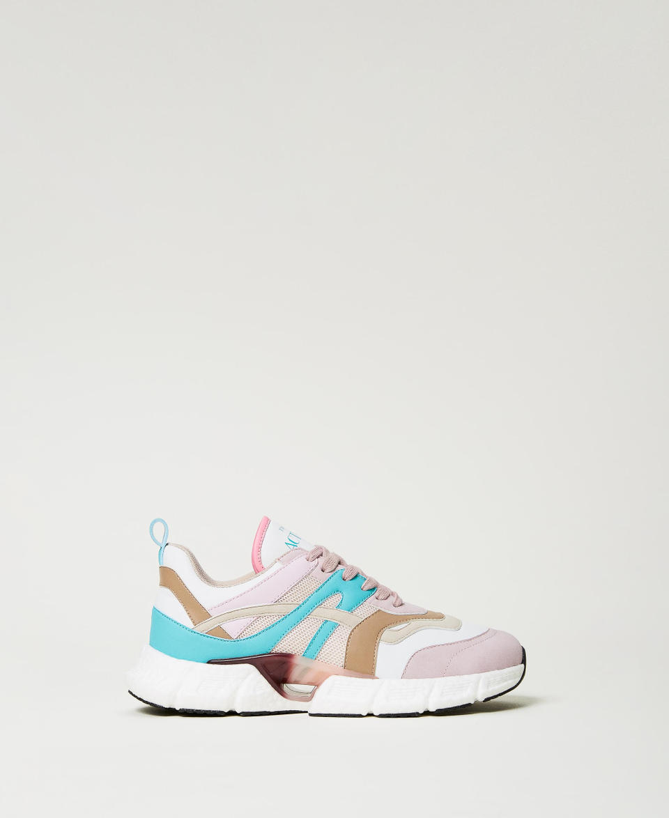 Twin Set Sneakers running color block In Linea