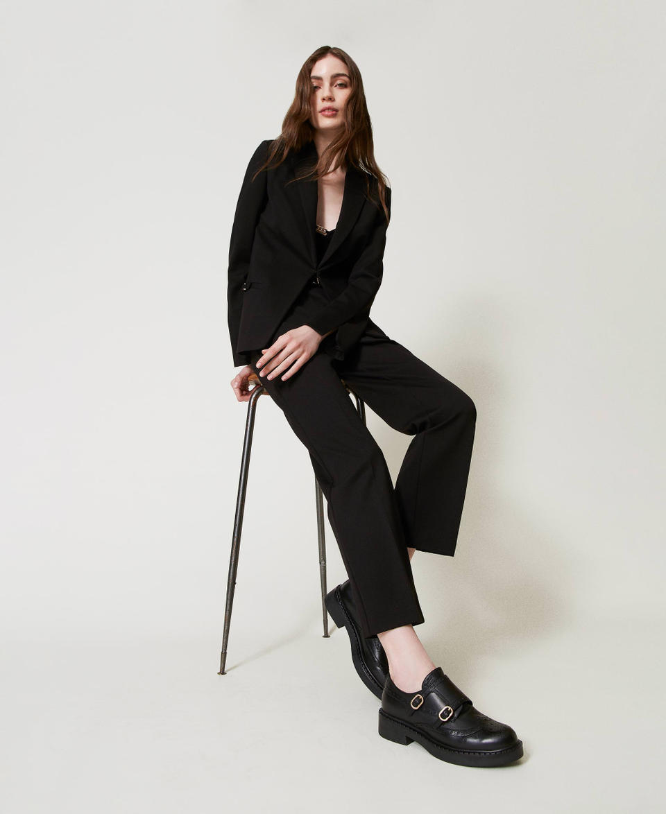 Twin Set Scarpe in pelle con cinturini Nuovo