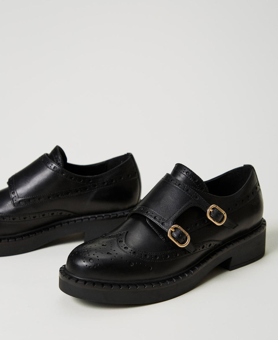 Twin Set Scarpe in pelle con cinturini Nuovo