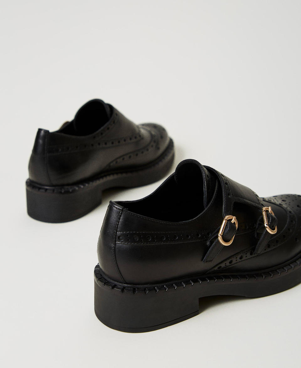 Twin Set Scarpe in pelle con cinturini Nuovo