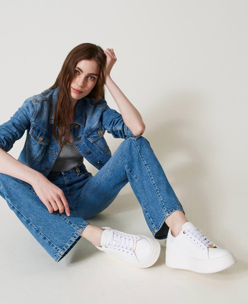 Twin Set Sneakers in pelle Acquista Ora