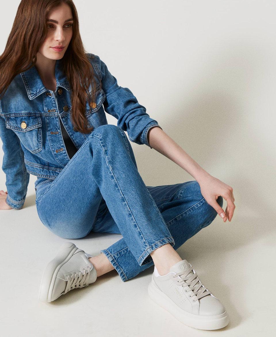 Twin Set Sneakers traforate con logo Promozione Limitata