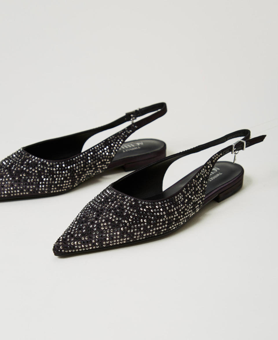 Twin Set Ballerine sling back con strass Affare Del Giorno