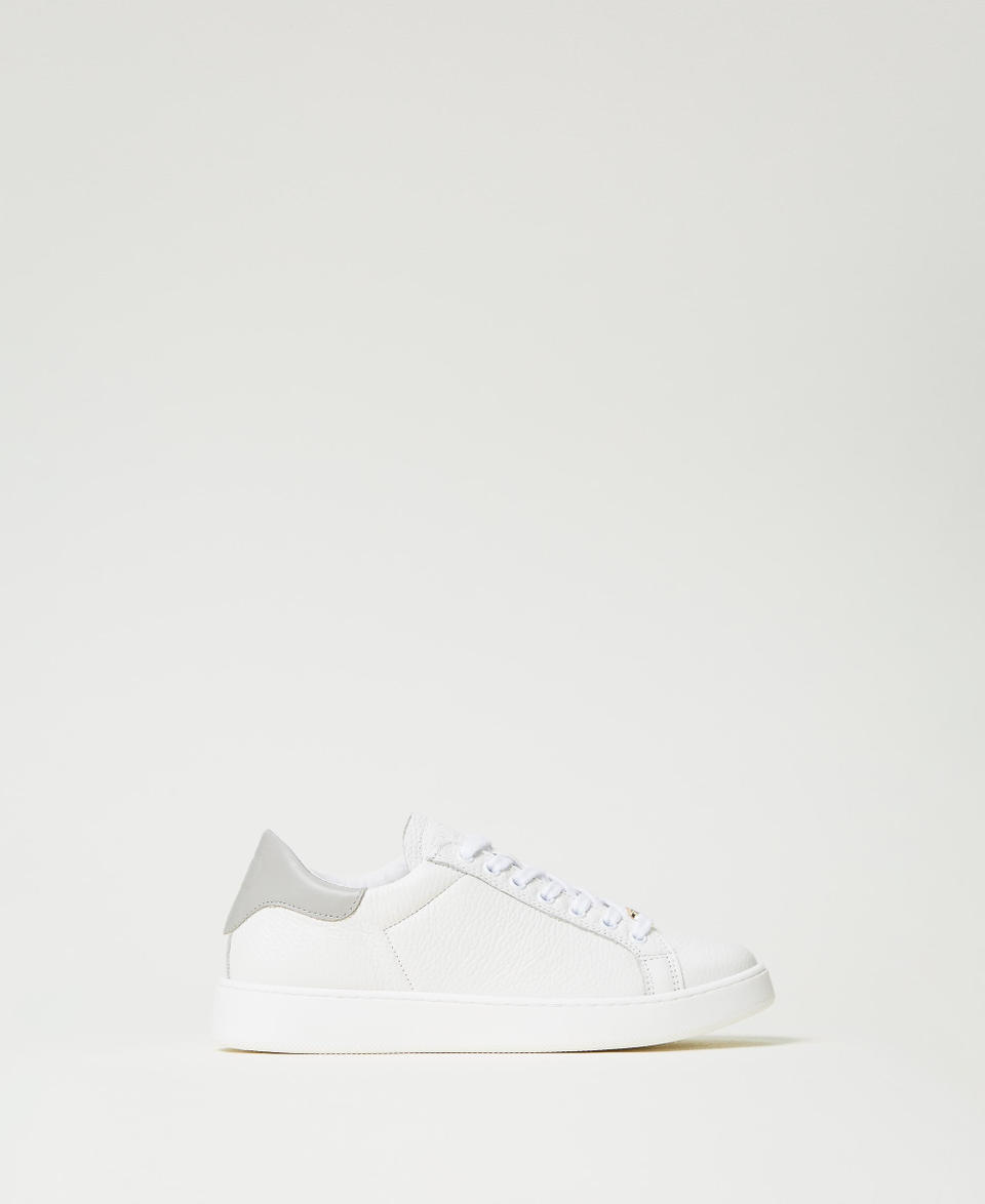 Twin Set Sneakers in pelle con Oval T Offerte