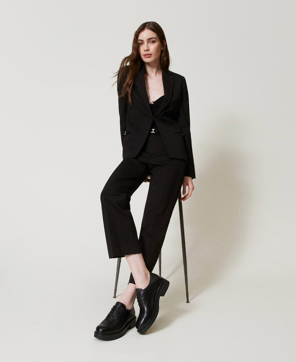 Twin Set Scarpe stringate in pelle Nuova