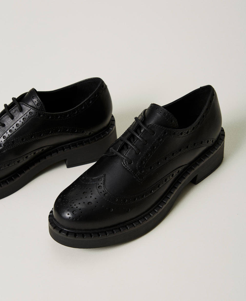 Twin Set Scarpe stringate in pelle Nuova