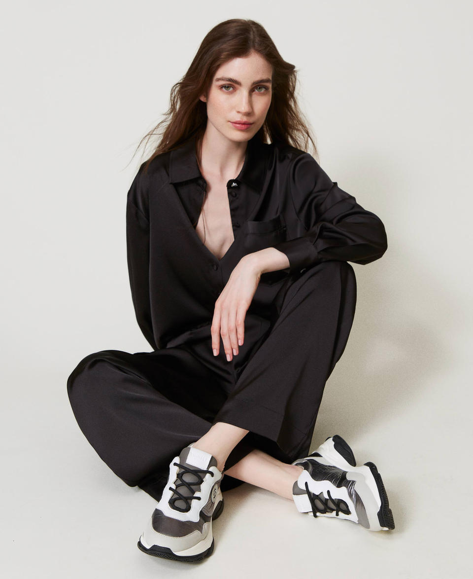 Twin Set Sneakers running color block In Linea