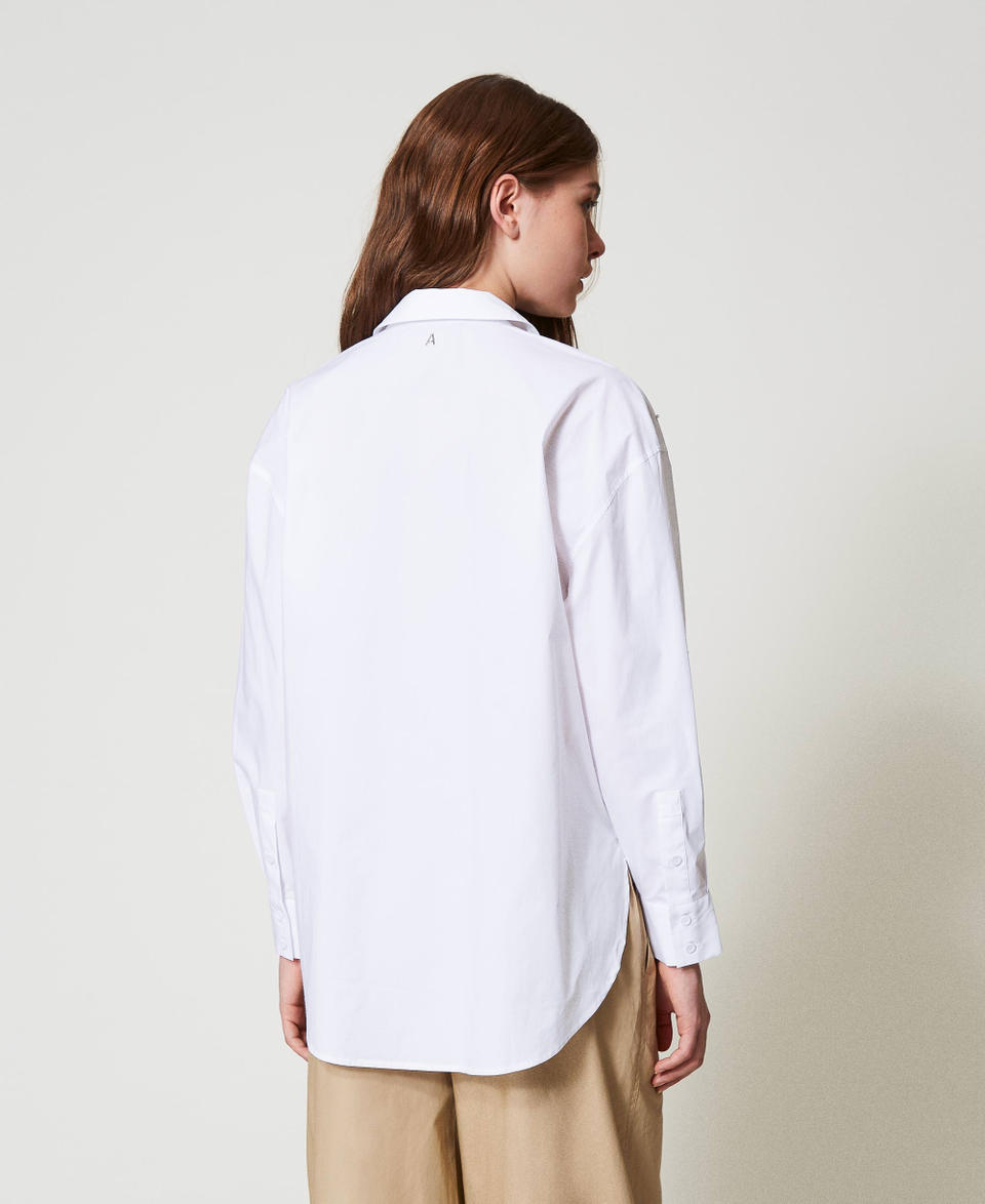 Twin Set Camicia con ricami a mano Spedizione Gratuita