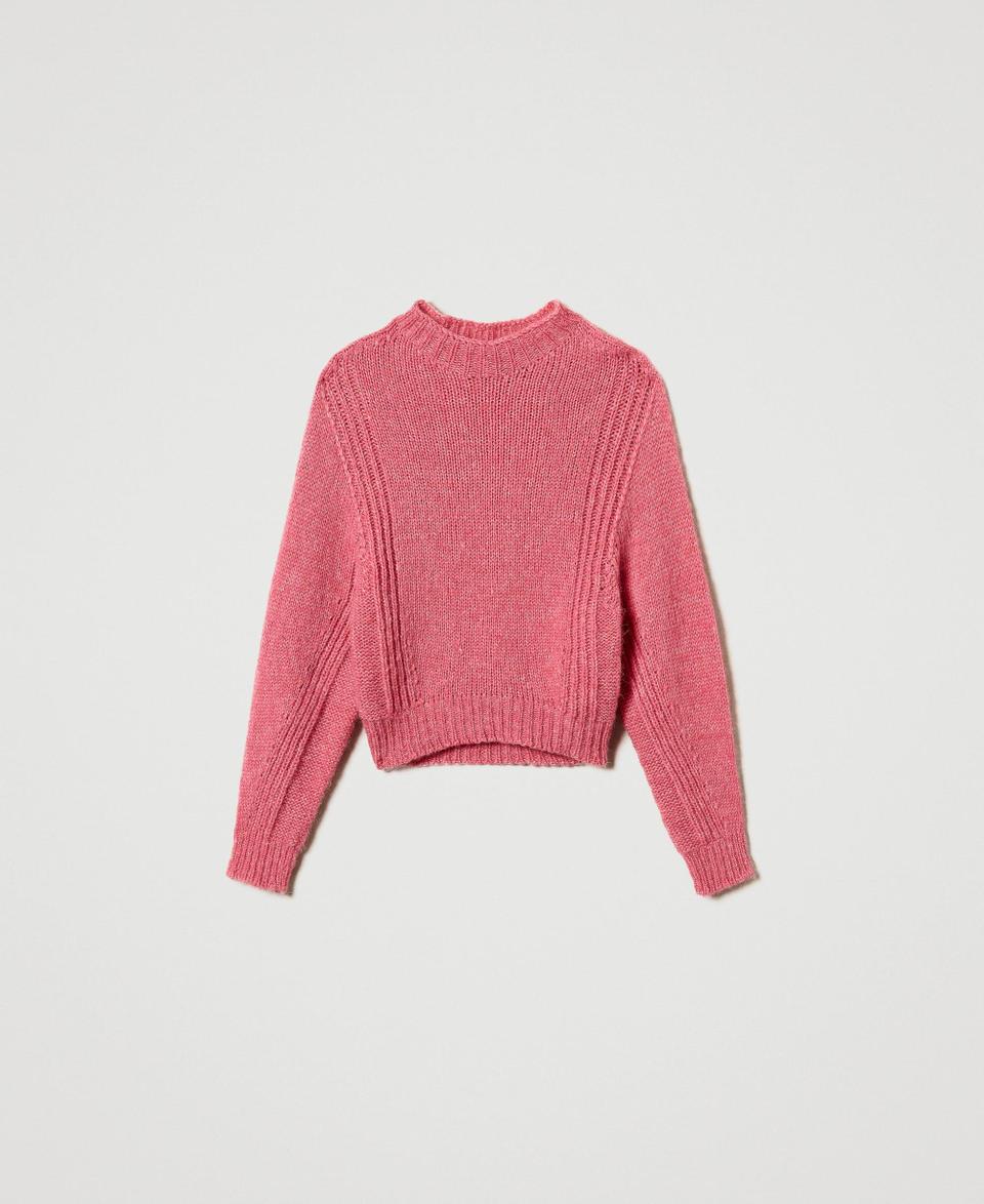 Twin Set Maglia lupetto in misto lana seamless Negozi Online